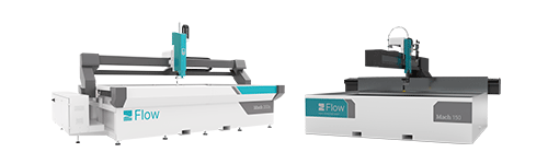 Side-by-side renderings of the Mach 200s and Mach 150 waterjet systems